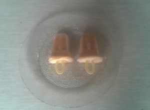 Una foto de Paletas de albaricoques