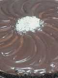 Tarta fría de café y chocolate