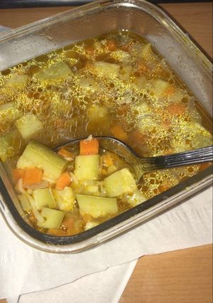 صورة لوصفة شوربة الخضار