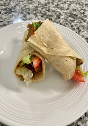 Una foto de Wrap de pollo