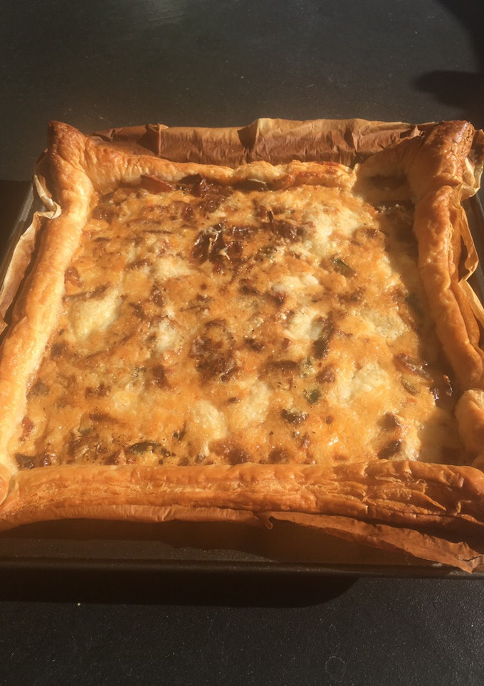 Una foto de Tarta de verduras varias