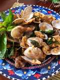 Clams with Basil and Rice Wine