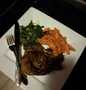 Easy Way Prepare Recipe T-bone steak,sweet potato chips and sauteed spinach with onions that is Perfect, Delicious}