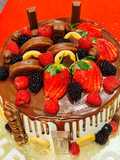 كيك الفواكه والشوكليت🍓🍒🫐🍫🍫🎂🎂🎂🎂🎂🍫🍫🍫🍓🍓🫐🍒
