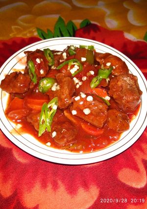 চিলি সোয়াবিন (chilli soyabean recipe in Bengali) রেসিপির প্রধান ছবি