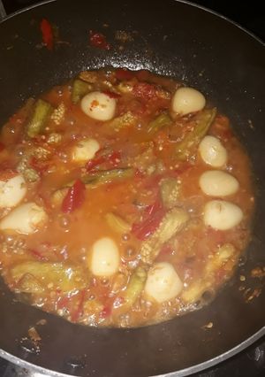 Foto resep Balado terong telur puyuh