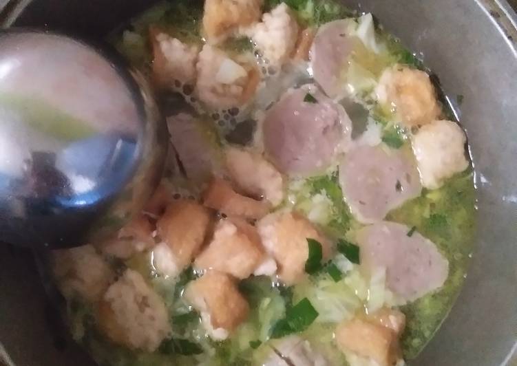 Bakso Sayur sehat rumahan tanpa Msg