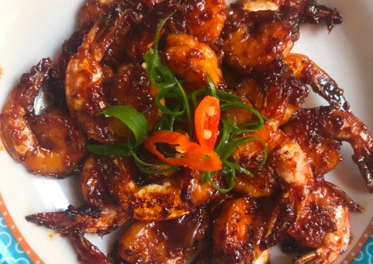 Cara Gampang Membuat Udang bakar madu (teflon) Anti Gagal