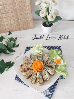 Foto resep Omelet Daun Katuk