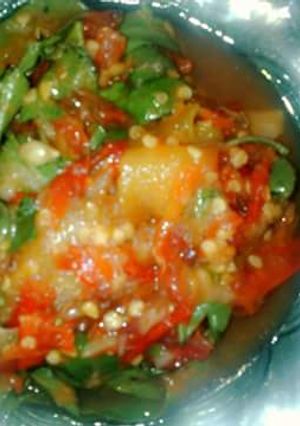 Foto resep Sambel tomat daun kemangi dapur ratih