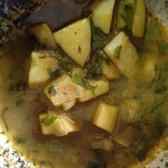 A picture of Potato curry.