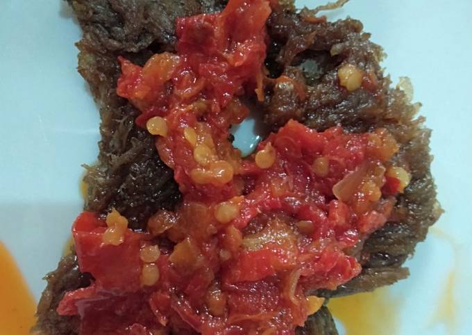 Resep Dendeng Balado Oleh Dezi Riana Cookpad