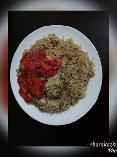 A picture of Chicken Pilau.