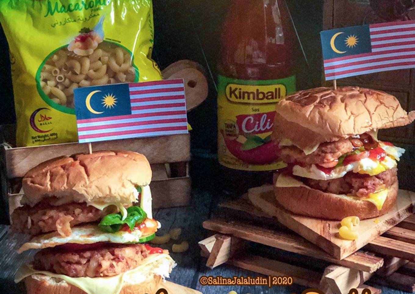 Pasta Patty Burger