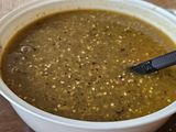 Salsa verde tatemada de habanero