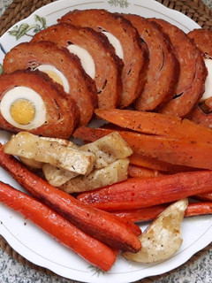 Sült fasírt tekercs recept fotója