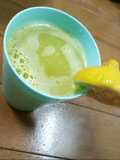 Jus Nanas sari jeruk dengan lemon