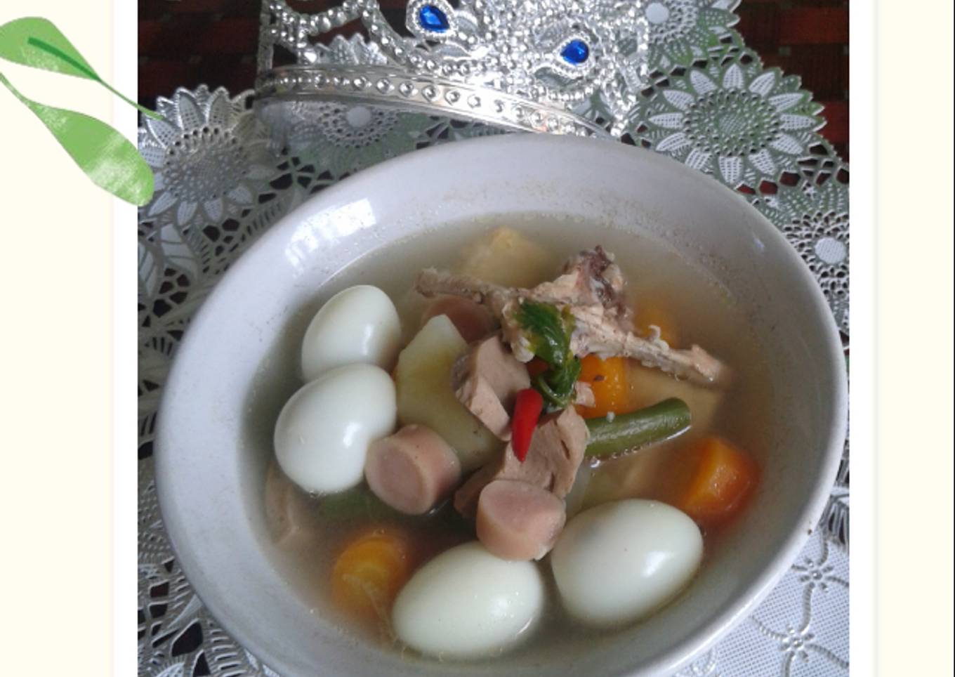 Sayur Sop Ayam Komplit #Maree