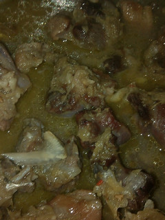 A picture of Goat meat pepper soup.
