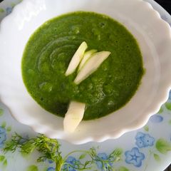 A picture of Aaam pudina ki chutney.