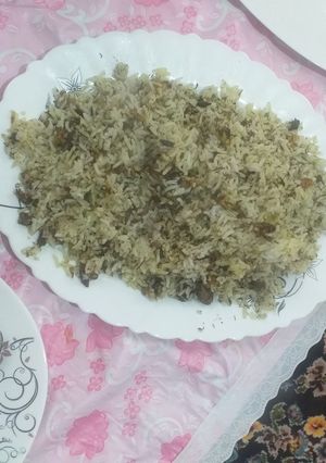 عکسی از دستور شوید پلو با تن ماهی
