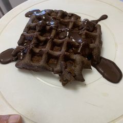 A picture of Ragi waffles.