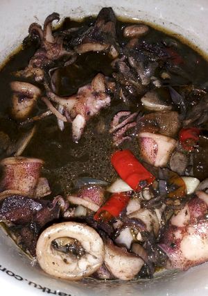 Foto resep Cumi masak hitam