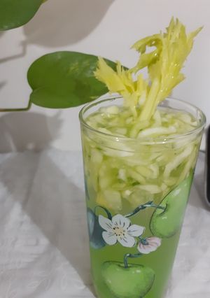 عکسی از دستور شربت خیار و لیمو