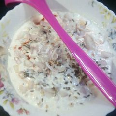 A picture of Mix veg raita.