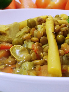 Una foto de Lentejas veganas con especias