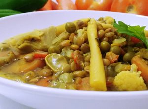 Foto principal de Lentejas veganas con especias