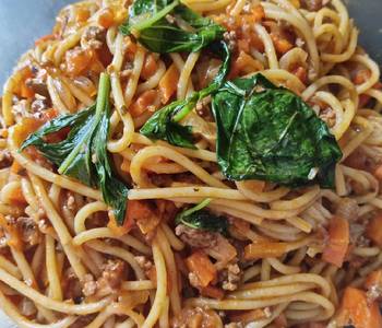 Easy Serving Recipe Carrot Spaghetti Delicious Steady