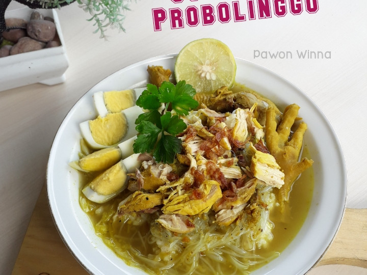 Resep 305.Soto Ayam Probolinggo (dengan udang) yang Enak