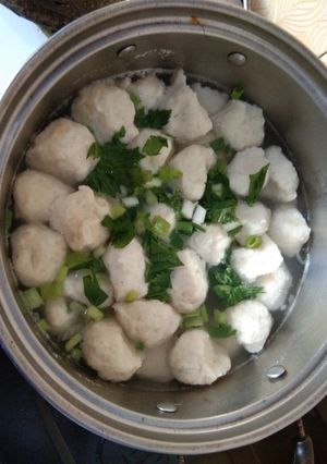 Foto resep Baso ayam simple