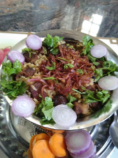 மட்டன் பிரியாணி (mutton Biryani recipe in Tamil) செய்முறை முக்கிய புகைப்படம்