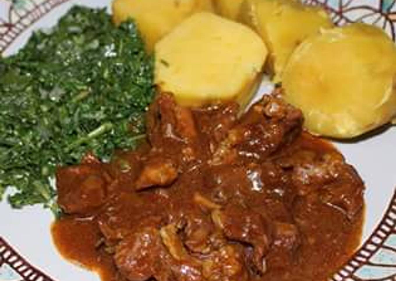 Sweet potatoes,Beef Stew and veggies