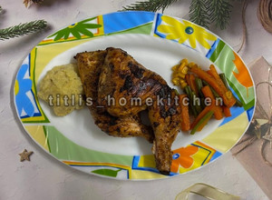 A picture of Chicken Steak Platter.
