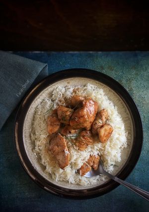 صورة لوصفة الدجاج المشوي بالعسل honey garlic chicken