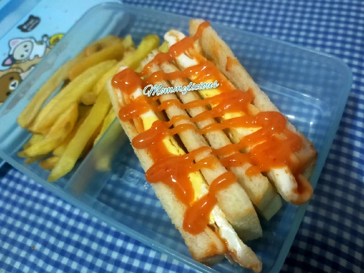 Langkah Gampang Menyiapkan Resep Ropang telur keju saus mentai Mommylicious yang Lezat Anti Ribet, Bikin Ngiler