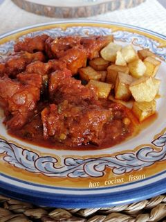 Una foto de Costillas de cerdo guisadas