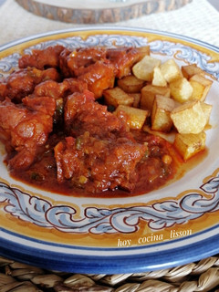 Una foto de Costillas de cerdo guisadas