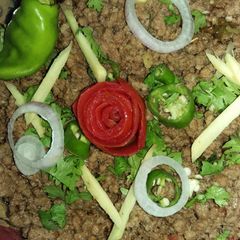 A picture of Bhuna hua qeema.