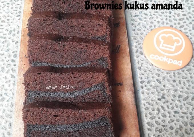 Brownies kukus amanda