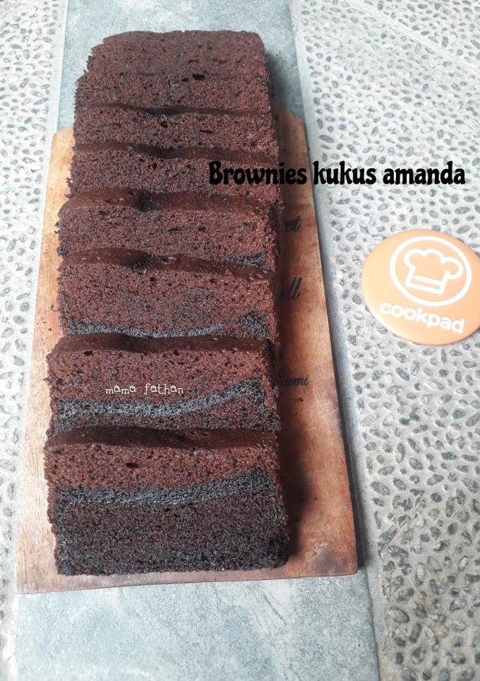 Foto resep Brownies kukus amanda