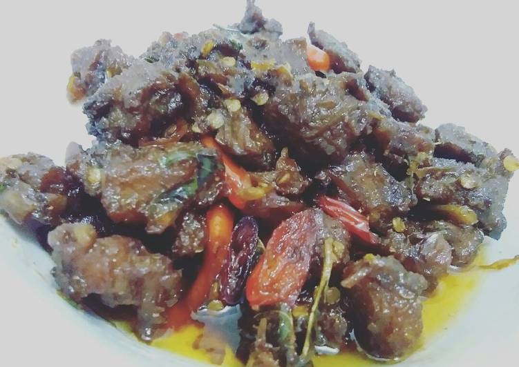 Sate kambing goreng pasti enak