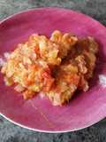 Morro de bonito del norte en salsa de tomate