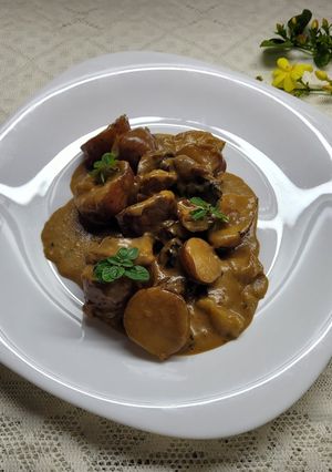 Una foto de Papines y portobellos a la crema