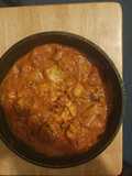 Lazy homemade Gnocchi in Chorizo Tomato sauce
