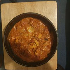Lazy homemade Gnocchi in Chorizo Tomato sauce A picture of Lazy homemade Gnocchi in Chorizo Tomato sauce.