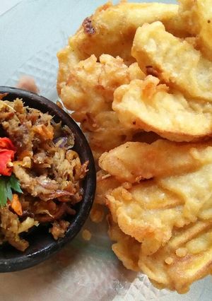 Foto resep Pisang Kipas dengan Sambal Tongkol
